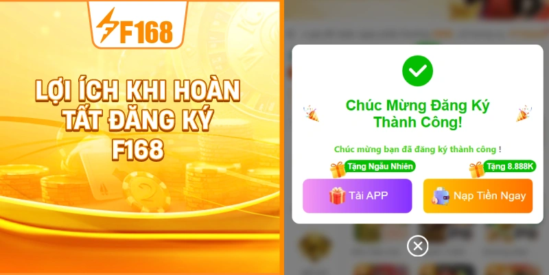 Lợi Ích Khi Hoàn Tất Đăng Ký F168 Lợi Ích Khi Hoàn Tất Đăng Ký F168