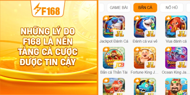 Những Lý Do F168 Là Nền Tảng Cá Cược Được Tin Cậy Những Lý Do F168 Là Nền Tảng Cá Cược Được Tin Cậy
