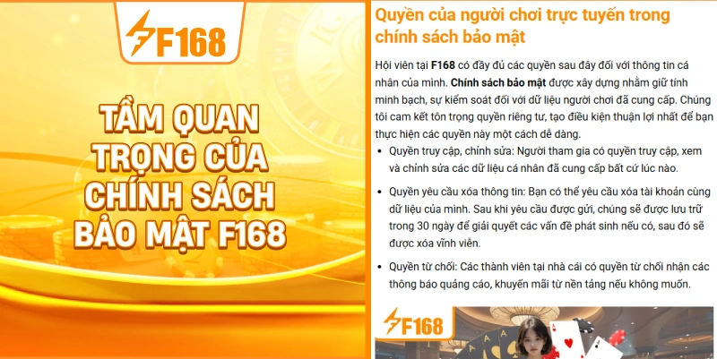 Tầm Quan Trọng Của Chính Sách Bảo Mật F168 Tầm Quan Trọng Của Chính Sách Bảo Mật F168